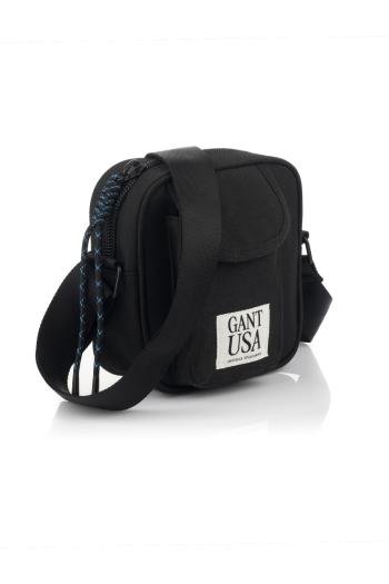 CROSSBODY GANT UNISEX. GANT USA CROSSBODY BAG EBONY BLACK