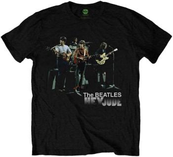 The Beatles Tričko Hey Jude Version 2 Unisex Black 2XL