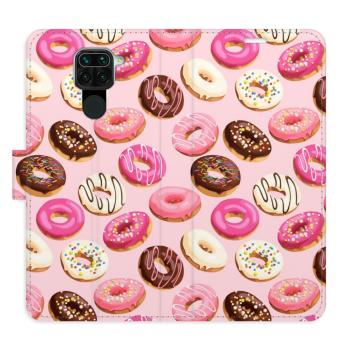 Flipové pouzdro iSaprio - Donuts Pattern 03 - Xiaomi Redmi Note 9