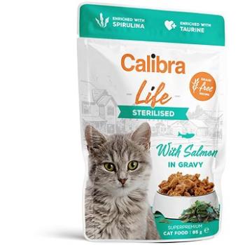 Calibra Cat Life kapsička sterilised salmon in gravy 85 g (8595706700894)