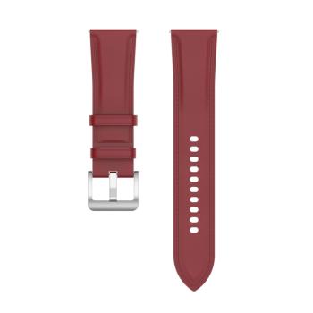 LEATHER Kožený remienok pre Honor Watch ES červený