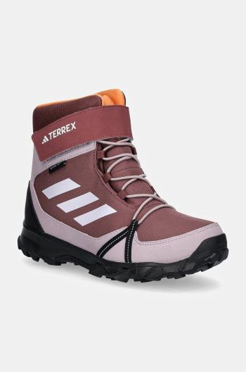 Dětské boty adidas TERREX TERREX SNOW CF R.RDY růžová barva, ID0936