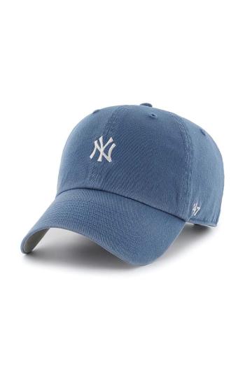 Bavlněná baseballová čepice 47brand MLB New York Yankees s aplikací, B-BSRNR17GWS-TB