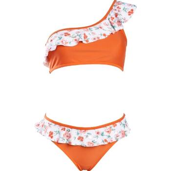 Axis SWIMSUIT Dívčí dvoudílné plavky, oranžová, velikost