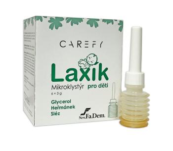 CAREFY Laxík mikroklystýr pro děti 6x3 g