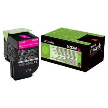 LEXMARK 80C2XM0 - originální toner, purpurový, 4000 stran