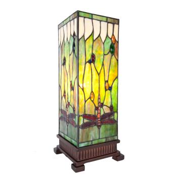 Stolní lampa Tiffany Dragonfly square 5LL-5847