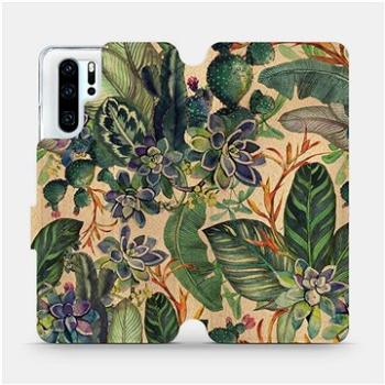 Flip pouzdro na mobil Huawei P30 Pro - VP05S Sukulenty (5903516772070)