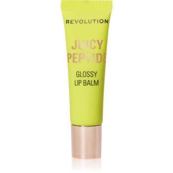Makeup Revolution Juicy Peptide Lip Balm ajakbalzsam peptidekkel árnyalat Mint Mojito Green 8 ml