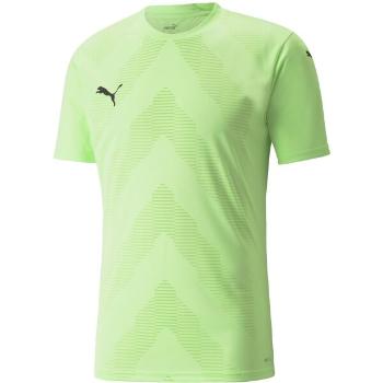 Puma TEAMGLORY JERSEY TEE Pánské fotbalové triko, světle zelená, velikost