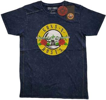 Guns N' Roses Tričko Classic Logo Unisex Navy Blue XL