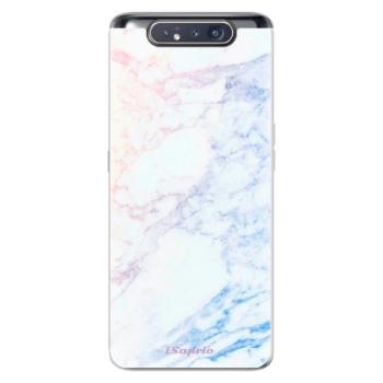 Odolné silikonové pouzdro iSaprio - Raibow Marble 10 - Samsung Galaxy A80