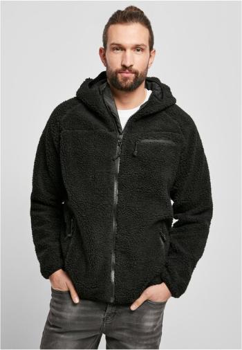 Brandit Teddyfleece Worker Jacket black/grey - 5XL