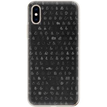 iSaprio Ampersand 01 pro iPhone XS (amp01-TPU2_iXS)