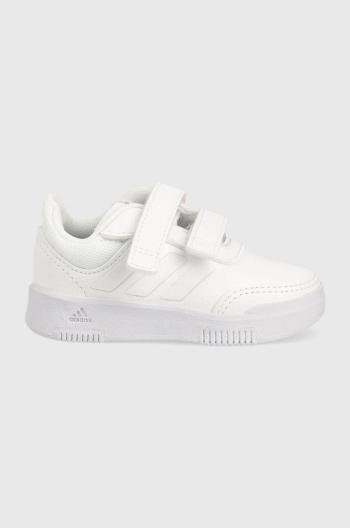 Dětské sneakers boty adidas bílá barva