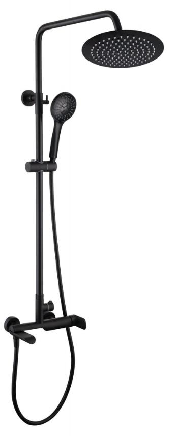 Rubineta Rubineta - Sprchový set s pákovou batériou ULTRA-10 OLO - Farebnica - Čierna OLBA625123
