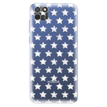 Odolné silikonové pouzdro iSaprio - Stars Pattern - white - Honor 9S