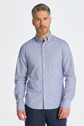 KOŠILE GANT SLIM FIL A FIL COUPE SHIRT COLLEGE BLUE