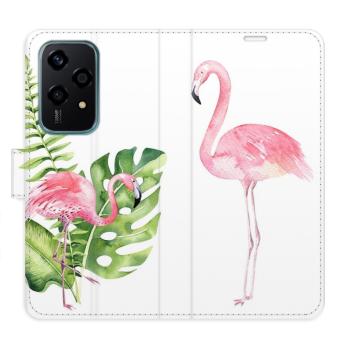 Flipové pouzdro iSaprio - Flamingos - Honor 200 Lite