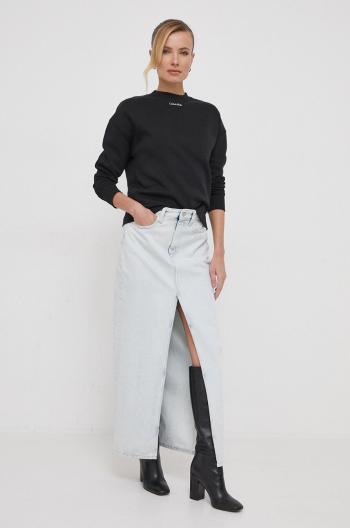 Džínová sukně Calvin Klein Jeans midi, J20J222489