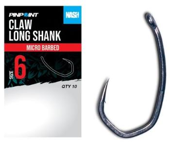 Nash háčiky claw long shank micro barbed 10 ks - veľkosť 2