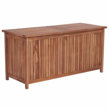 Zahradní úložný box teak Dekorhome 120 cm