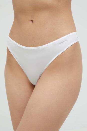 Tanga Calvin Klein Underwear bílá barva