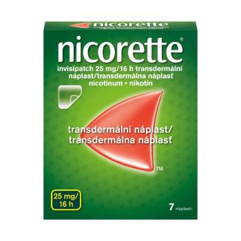 Nicorette Invisipatch 25 mg/16 h transdermální náplast 7 ks