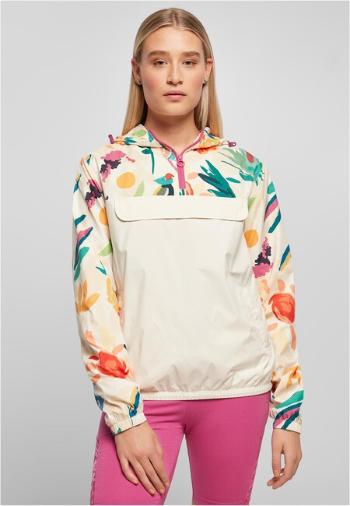 Urban Classics Ladies Mixed Pull Over Jacket whitesandfruity - 3XL