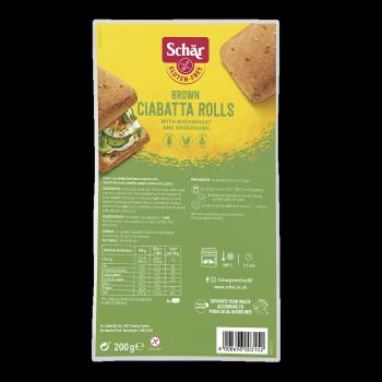 SCHÄR Ciabatta Rustica vícezrnné pečivo bez lepku 4x50 g