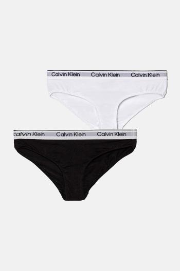 Dětské kalhotky Calvin Klein Underwear 2-pack černá barva, G80G800711