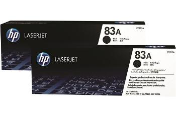 HP 83A CF283AD dvojbalení černý (black) originální toner