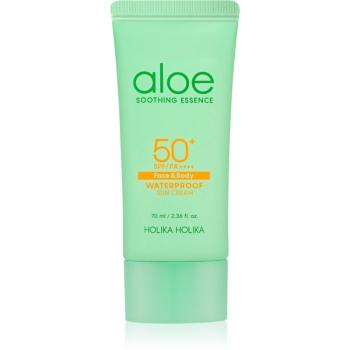 Holika Holika Aloe Soothing Essence voděodolný krém na opalování SPF 50+ 70 ml