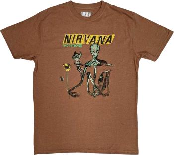 Nirvana Tričko Incesticide Unisex Brown XL