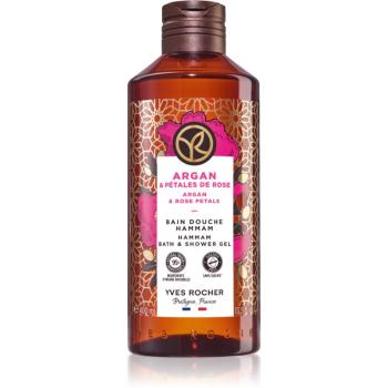 Yves Rocher Bain de Nature tusoló- és fürdőgél Argan & Petal Rose 400 ml