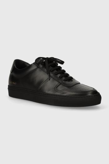 Kožené sneakers boty Common Projects Bball Low in Leather černá barva, 2155