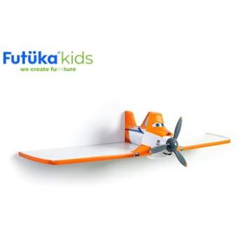 Dětská polička Futuka kids AIR jednopatrová ORANGE (3087)