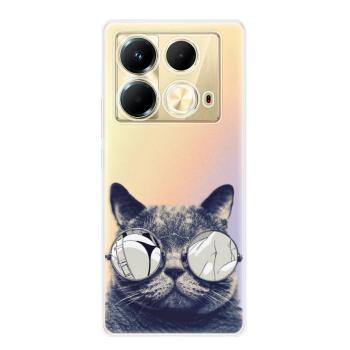 Odolné silikonové pouzdro iSaprio - Crazy Cat 01 - Infinix Note 40