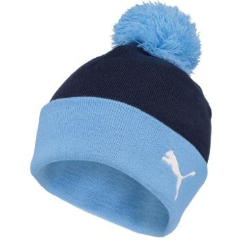 Puma MANCHESTER CITY FC POM POM BEANIE Zimní čepice, světle modrá, velikost