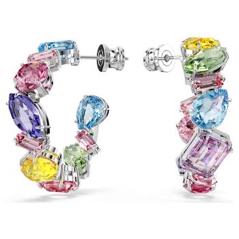 Swarovski Kruhové náušnice s barevnými krystaly Gema 5692412
