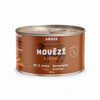 Konzerva Louie hovězí s mrkví, vitamíny a minerály 200g