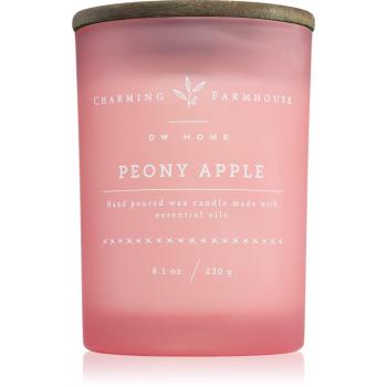 DW Home Charming Farmhouse Peony Apple vonná svíčka 230 g