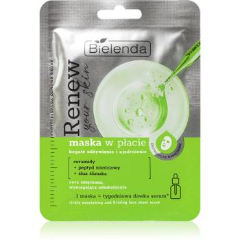 Bielenda Renew Your Skin vyživující plátýnková maska 18 g