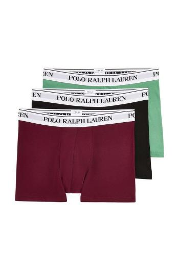 Boxerky Polo Ralph Lauren 3-pack pánské, šedá barva, 714830299