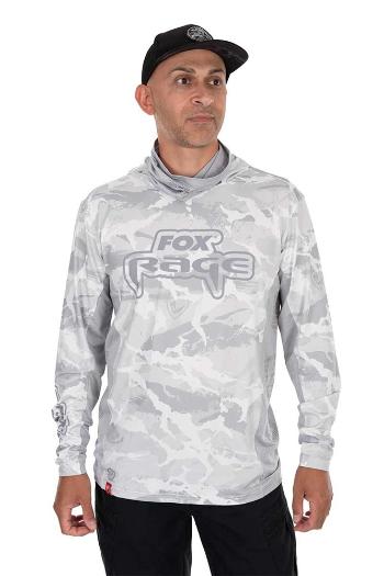 Fox rage triko uv hooded light camo top - l