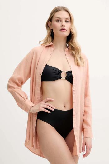 Vilebrequin len ing FRAGANCE női, galléros, narancssárga, relaxed, FRGH9U10