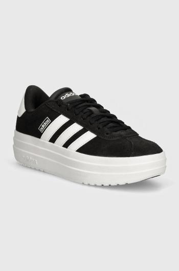 Semišové sneakers boty adidas Vl Court černá barva, IH9995