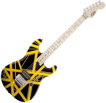 EVH Stripe Series Black with Yellow Stripes Elektrická kytara