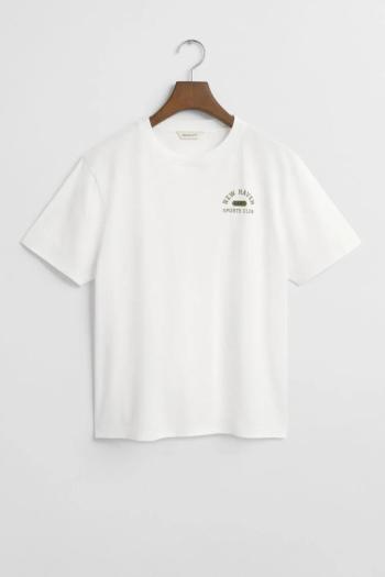 TRIČKO GANT GRAPHIC SS T-SHIRT WHITE