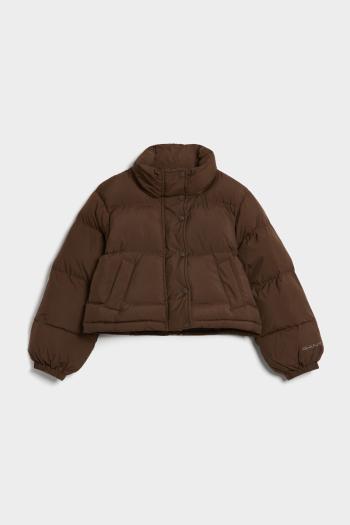 BUNDA GANT CROPPED PUFFER JACKET RICH BROWN